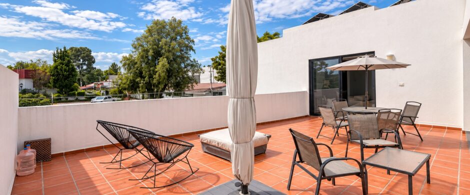 Casa en Venta San José Xilotzingo Puebla | Jardín y Roof Garden Fraccionamiento residencial