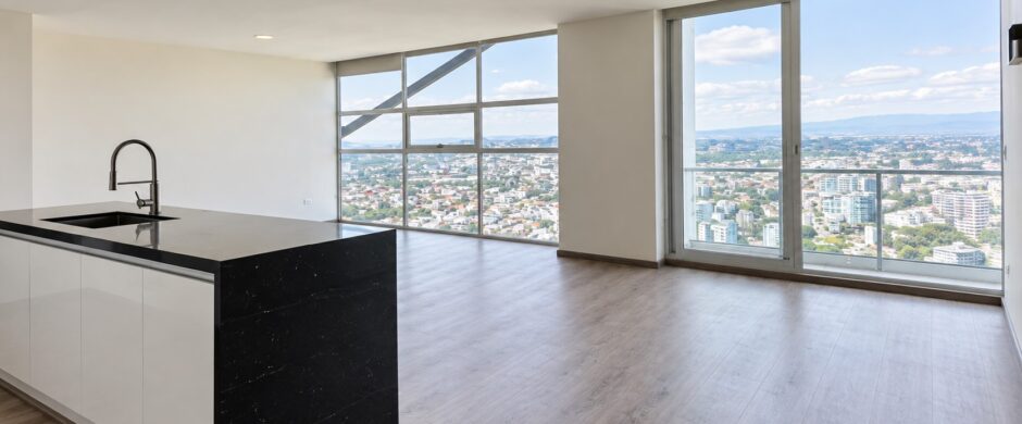 Renta Departamento Torres Uma Angelópolis Puebla | Piso Alto, 2 Recámaras, Vista Panorámica