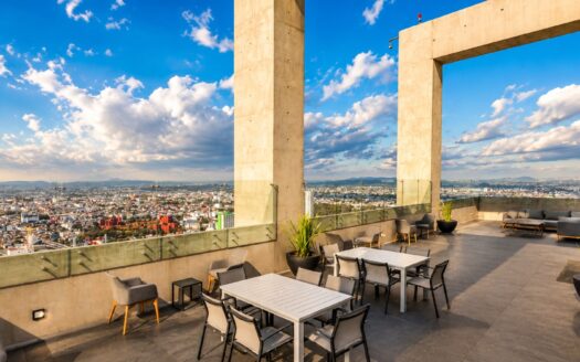 Renta Departamento Torre Uma Angelópolis Puebla | Piso Alto, 2 Recámaras, Vista Panorámica