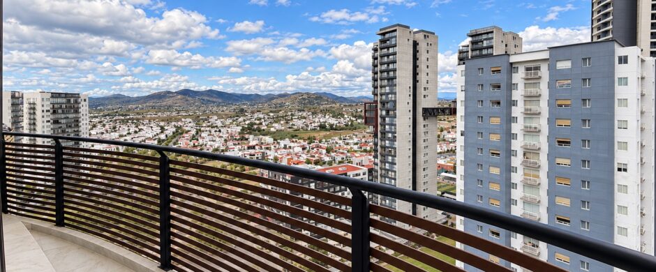 Penthouse Amueblado en Renta Angelopolis Puebla | 3 Recámaras y Jacuzzi