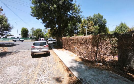 renta terreno en esquina sobre av.forjadores puebla