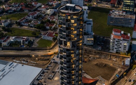 Renta Departamento amueblado Adamant I angelopolis Puebla | 1 Recámara, Terraza y 56 m²