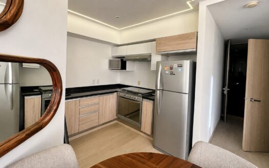 Renta Departamento amueblado Adamant I angelopolis Puebla | 1 Recámara, Terraza y 56 m²