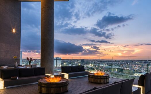 Renta Departamento amueblado Adamant I angelopolis Puebla | 1 Recámara, Terraza y 56 m²