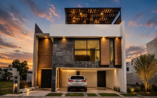 Venta casa nueva en Recta a Cholula Puebla | Diseño Moderno, Roof Garden y Paneles Solares