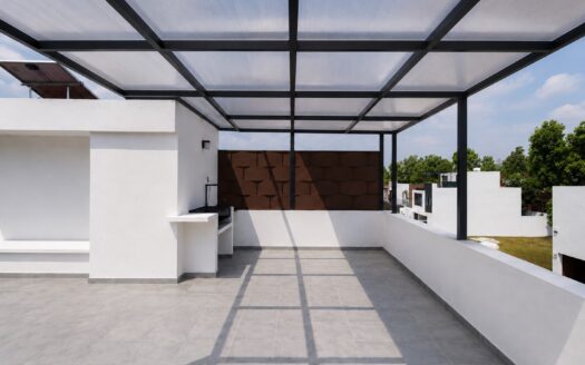 Venta casa nueva en Recta a Cholula Puebla | Diseño Moderno, Roof Garden y Paneles Solares