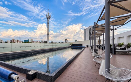 Departamento Amueblado en Renta en Adamant I Puebla | Piso 27 con Terraza
