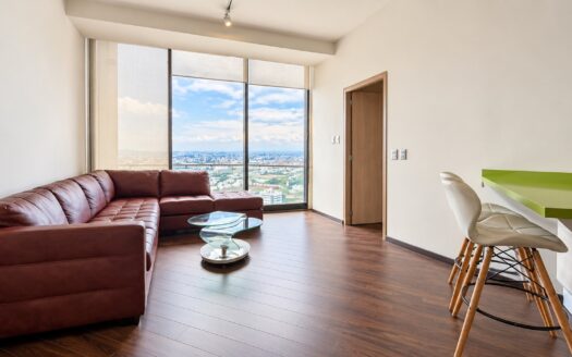 Departamento Amueblado en Renta en Adamant I Puebla | Piso 27 con Terraza