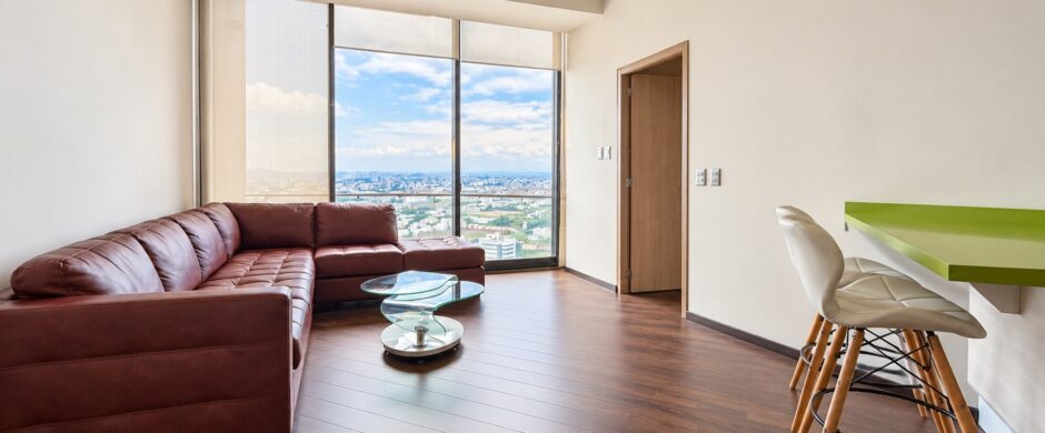 Departamento Amueblado en Renta en Adamant I Puebla | Piso 27 con Terraza