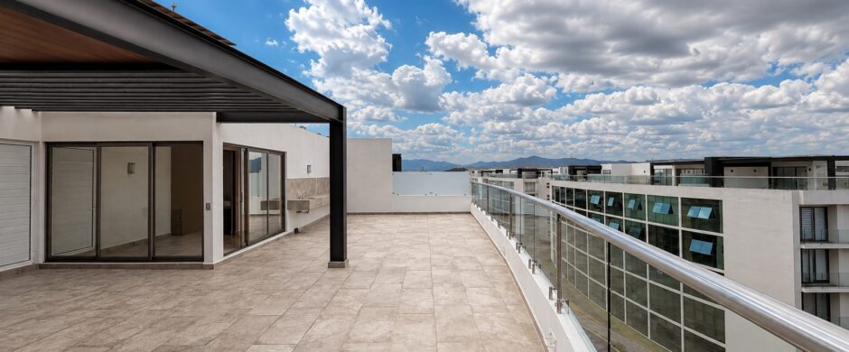 Departamento en Renta en Cumbres Barreal Cholula | 254 m², 2 Niveles y Roof Garden Privado