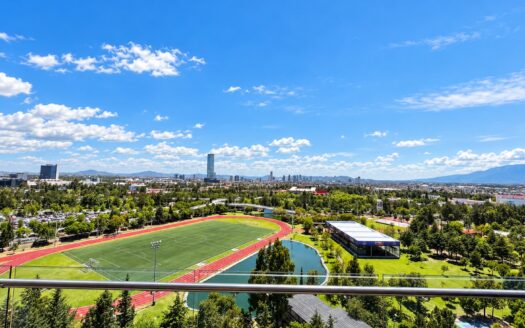 Departamento de Lujo Renta – Venta Frente a Parque del Arte | 3 Recámaras con Terraza | Amenidades