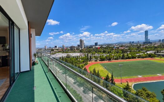 Departamento de Lujo Renta – Venta Frente a Parque del Arte | 3 Recámaras con Terraza | Amenidades